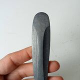 Art Deco door handle lever in solid aluminium