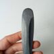Art Deco door handle lever in solid aluminium