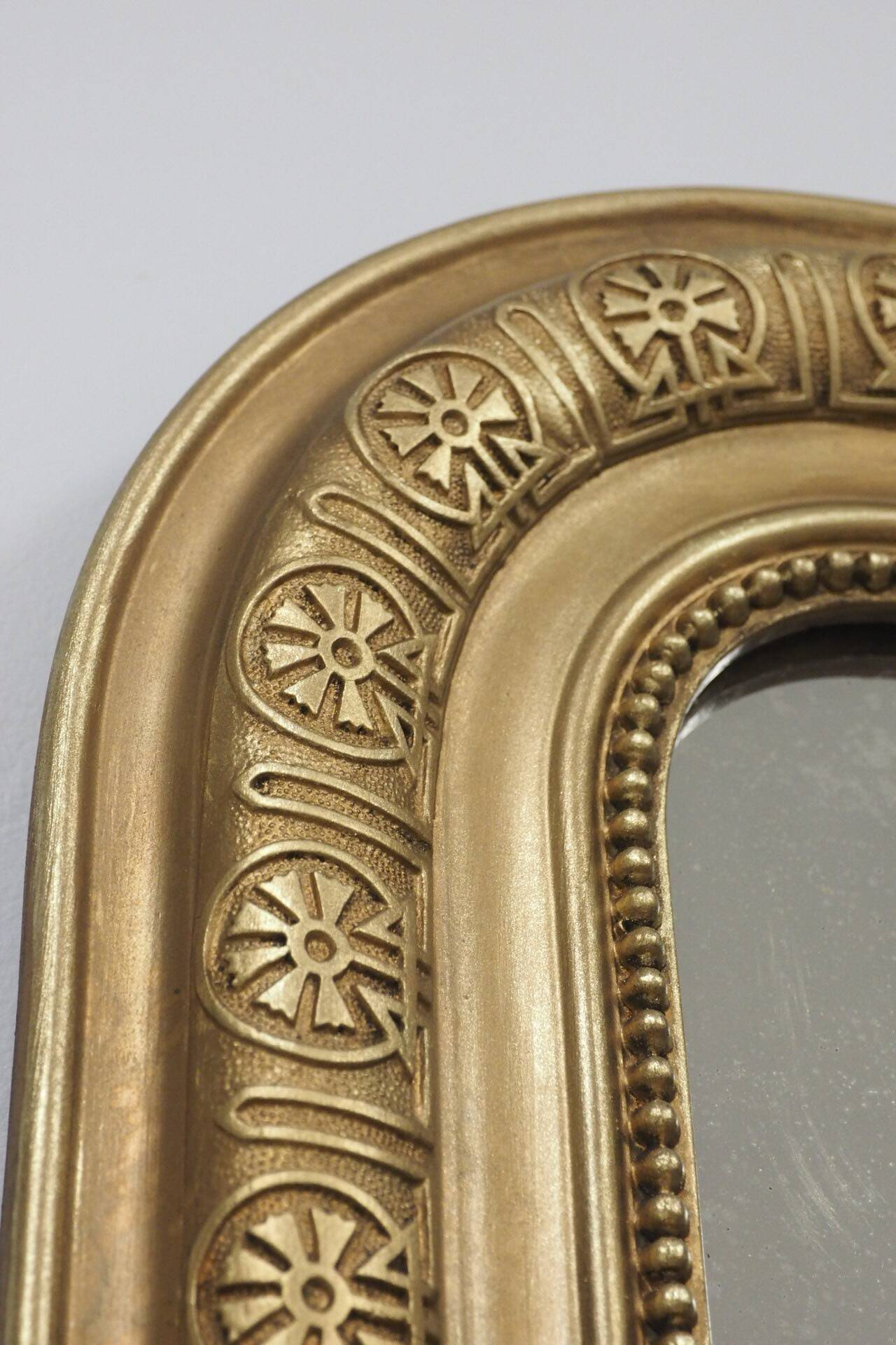 Very large Louis Philippe gilded trumeau mirror