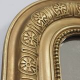 Very large Louis Philippe gilded trumeau mirror