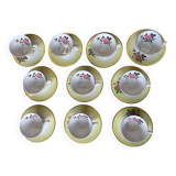 Vintage coffee service Sarreguemines "Bernard"