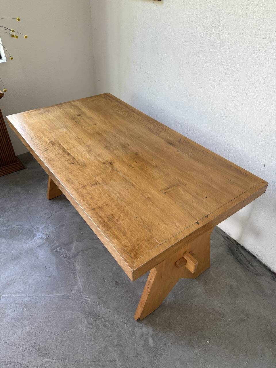 1950s beech mountain furniture table