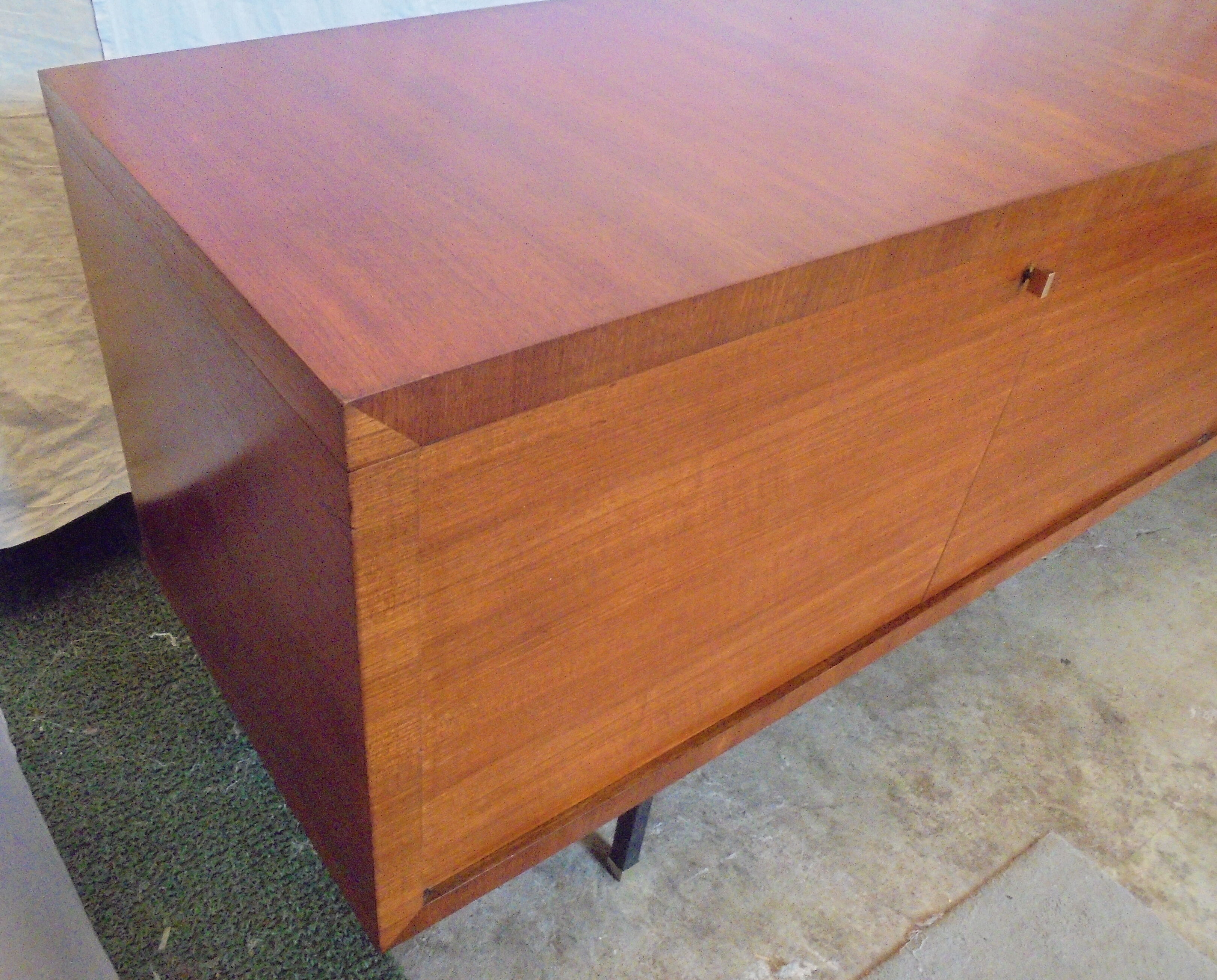 Mahogany enfilade by Paul Geoffroy for Roche Bobois of the 60s
