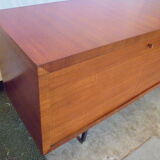 Mahogany enfilade by Paul Geoffroy for Roche Bobois of the 60s