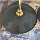 Set of two new electrified anthracite enamelled sheet wall lamps