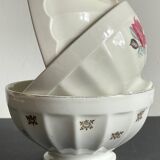 BOWLS Ceramic Pink and Gold VINTAGE