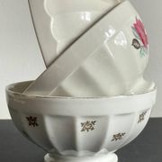 BOWLS Ceramic Pink and Gold VINTAGE