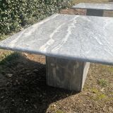 Vintage 70s marble coffee table