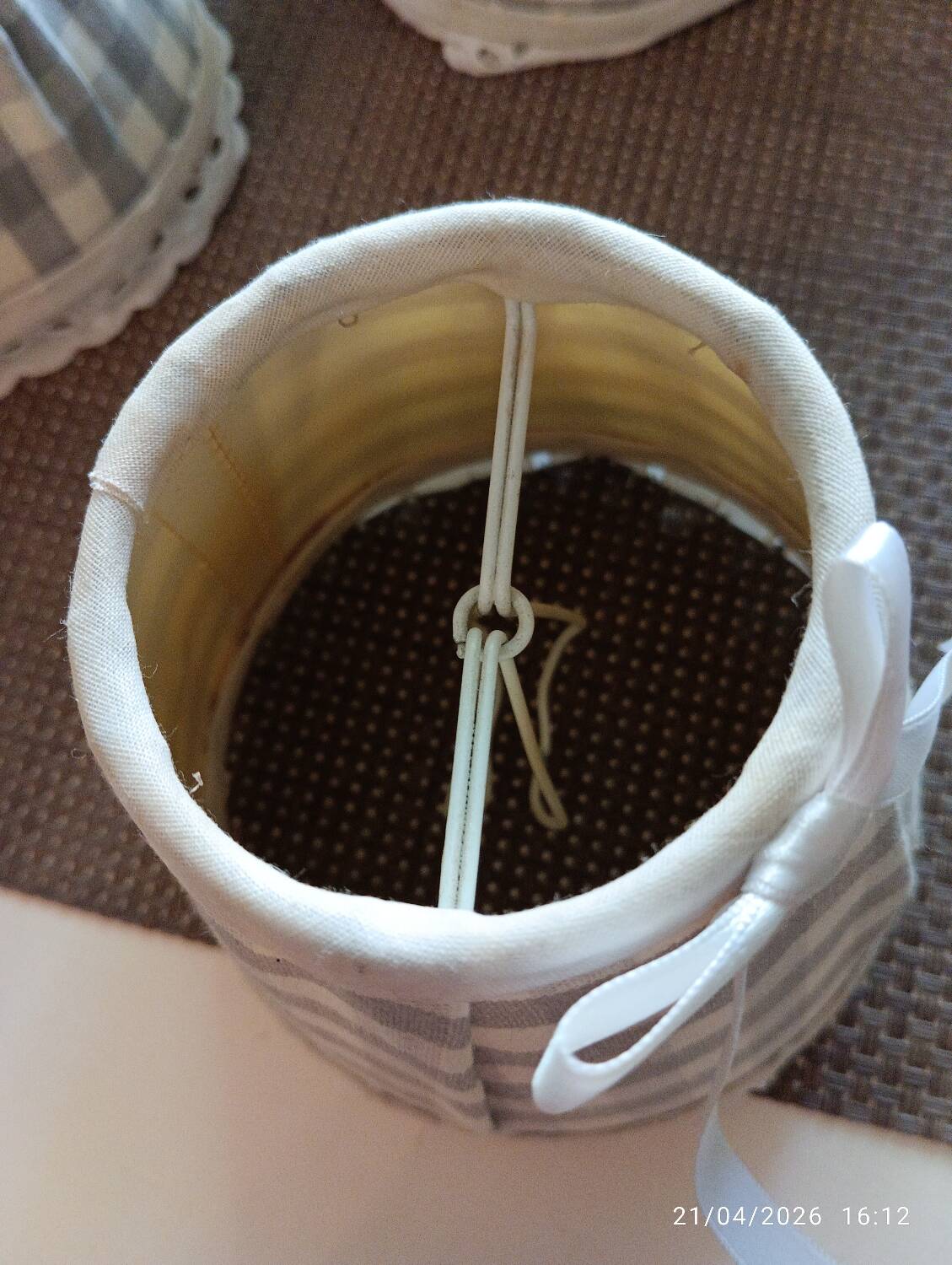 Vichy lampshade