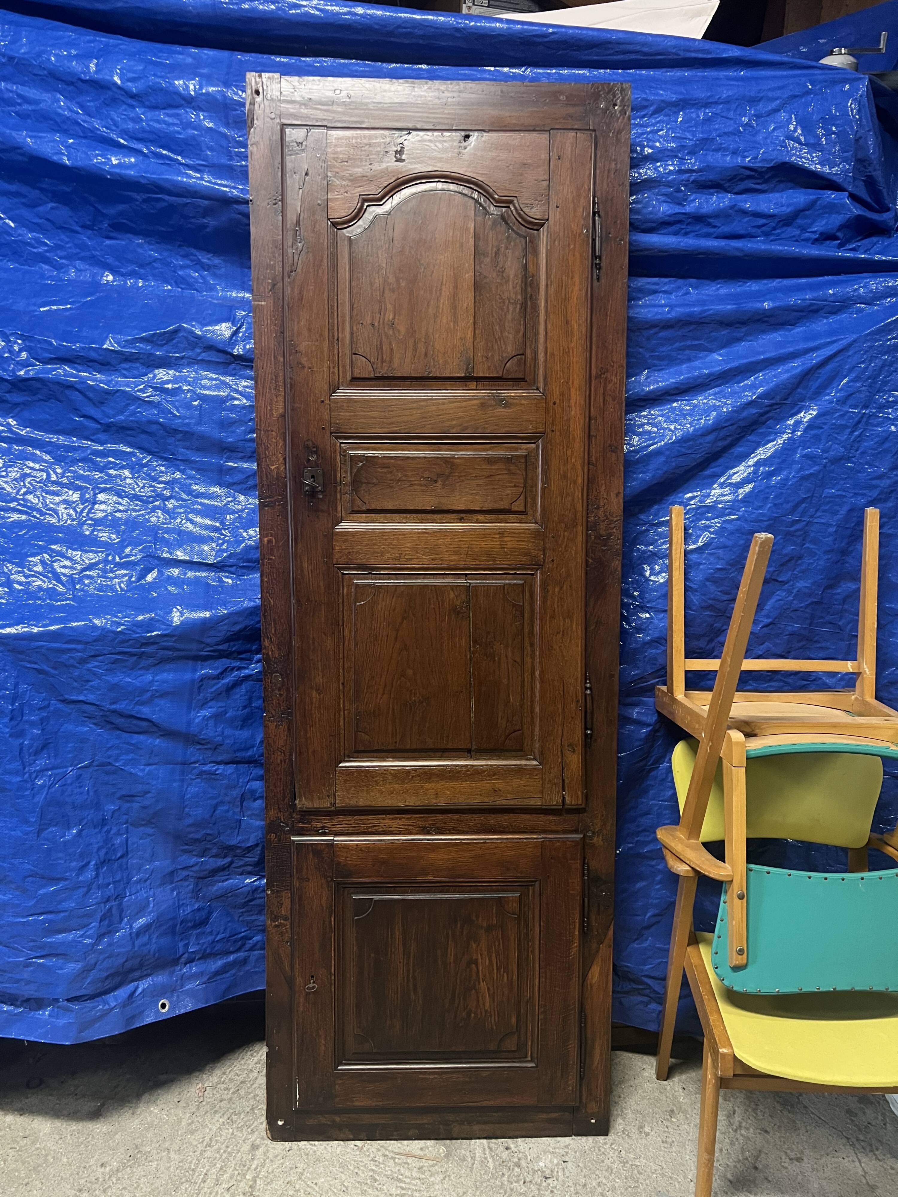 Beautiful set of 19th century solid oak cupboard doors