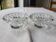 2 crystal candle holders