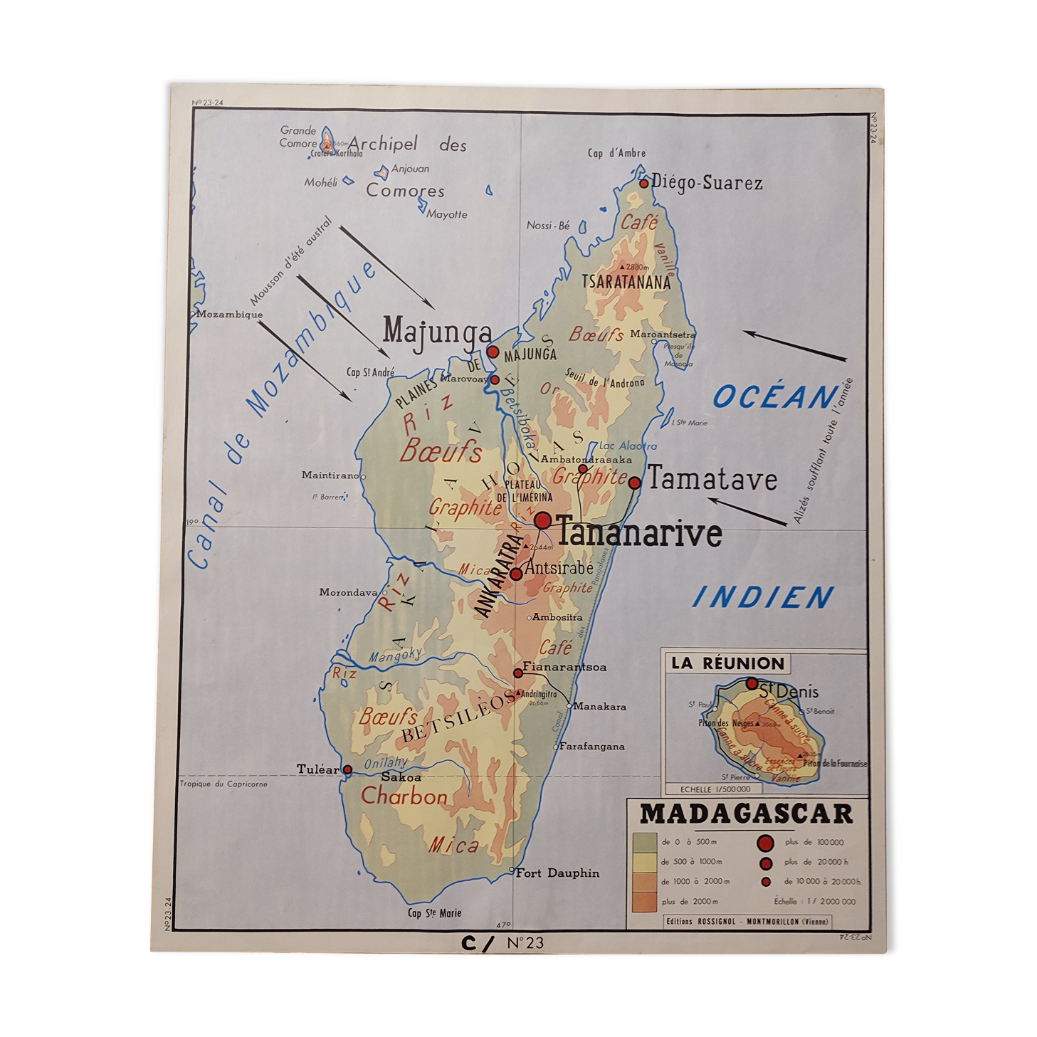 School map madagascar