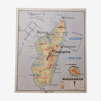 School map madagascar