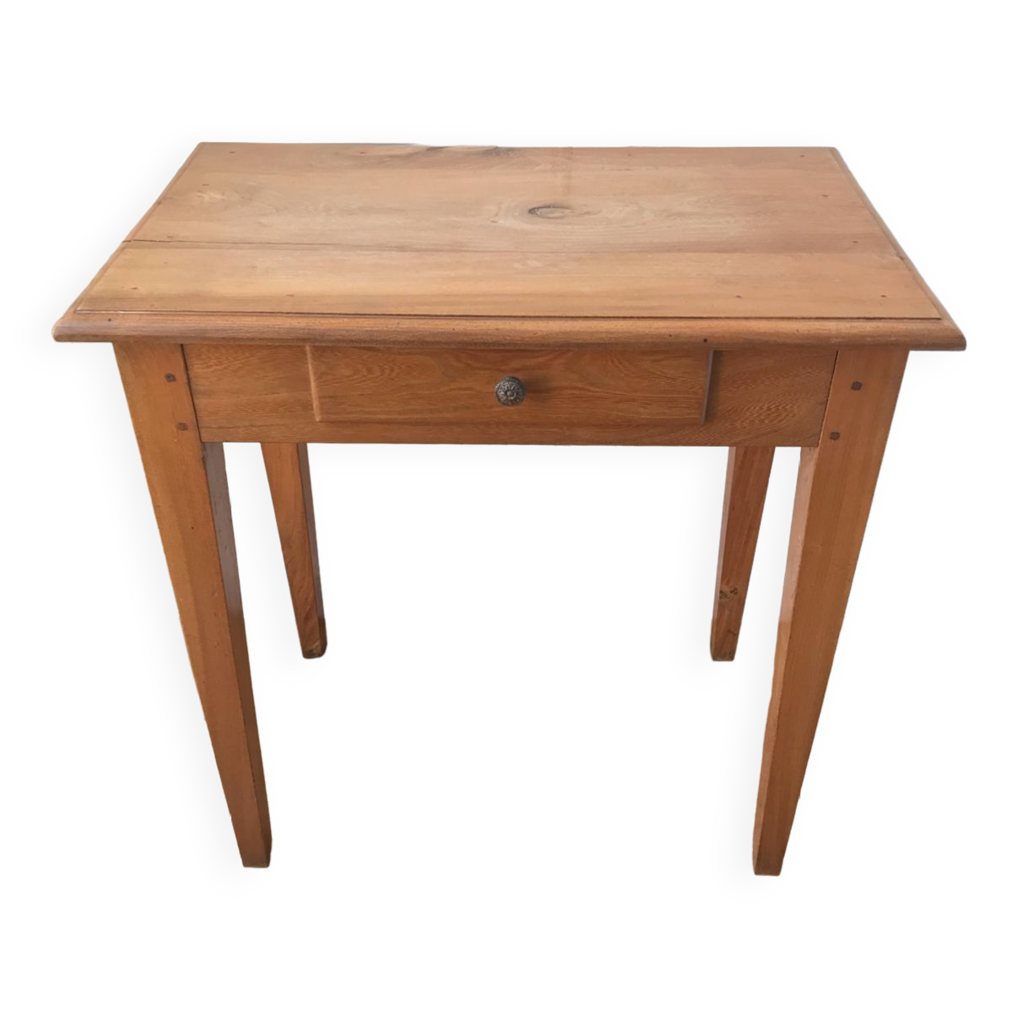 Solid oak table 1 drawer