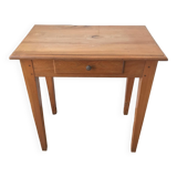 Solid oak table 1 drawer