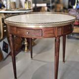 Louis XVI style bouillotte table in mahogany from the early 20th century
