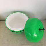 Green apple bucket with glazes
