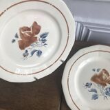 Assiettes plates sarreguemines 5040