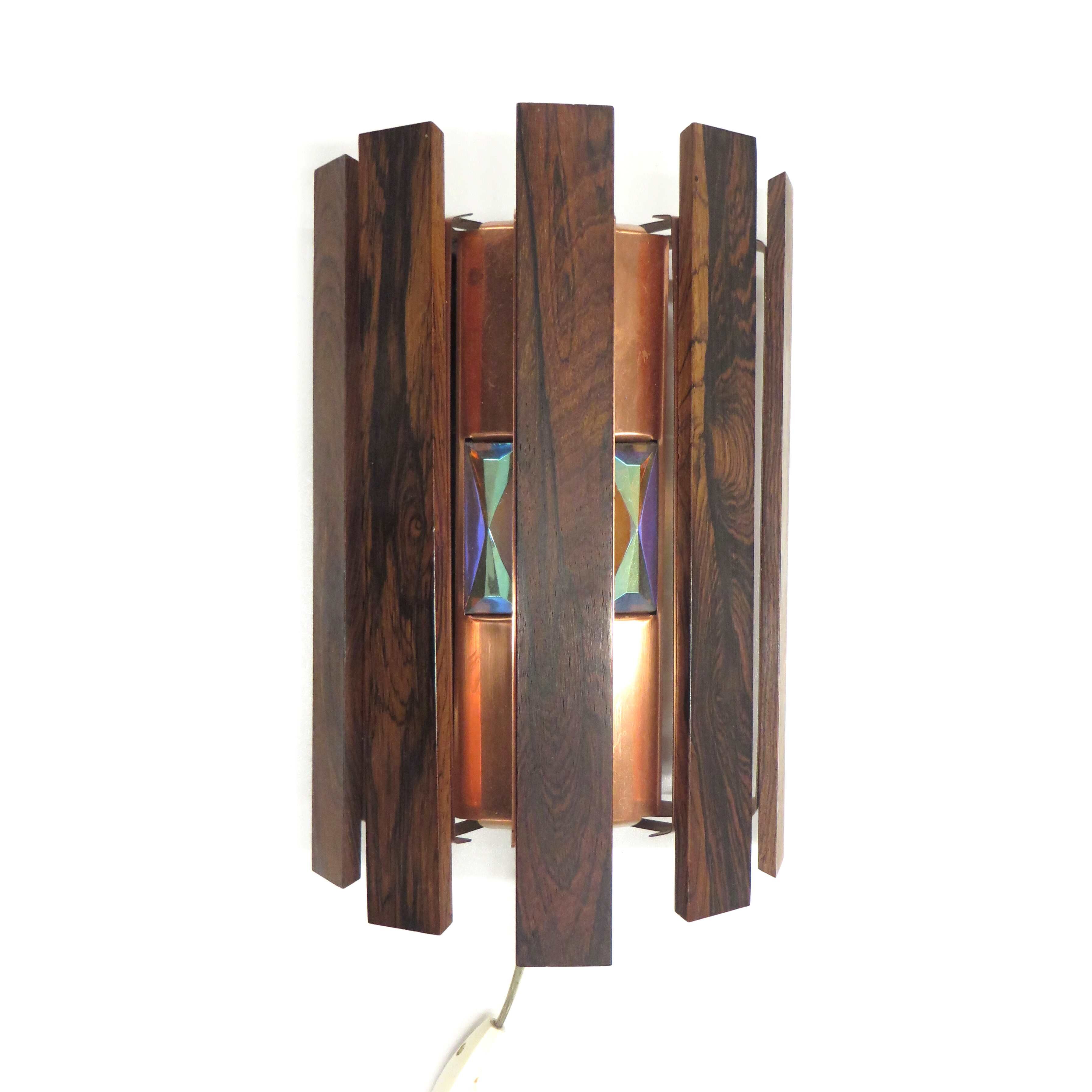 Vintage wall lamp by Werner Schou Coronell made in the 70s