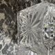 Vintage crystal decanter diamond tip