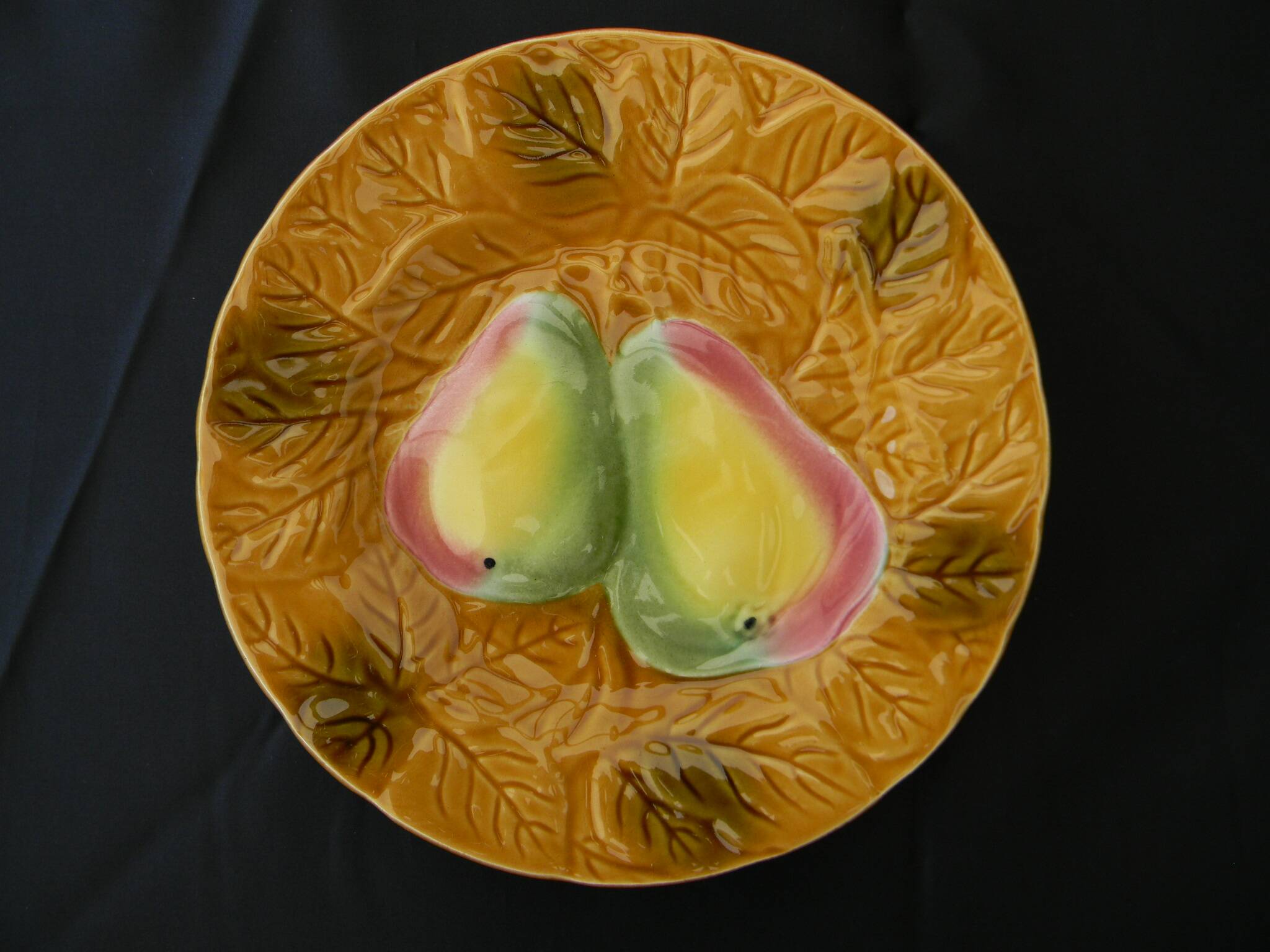 6 earthenware plates and 1 dish from salins les bains.