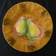 6 earthenware plates and 1 dish from salins les bains.
