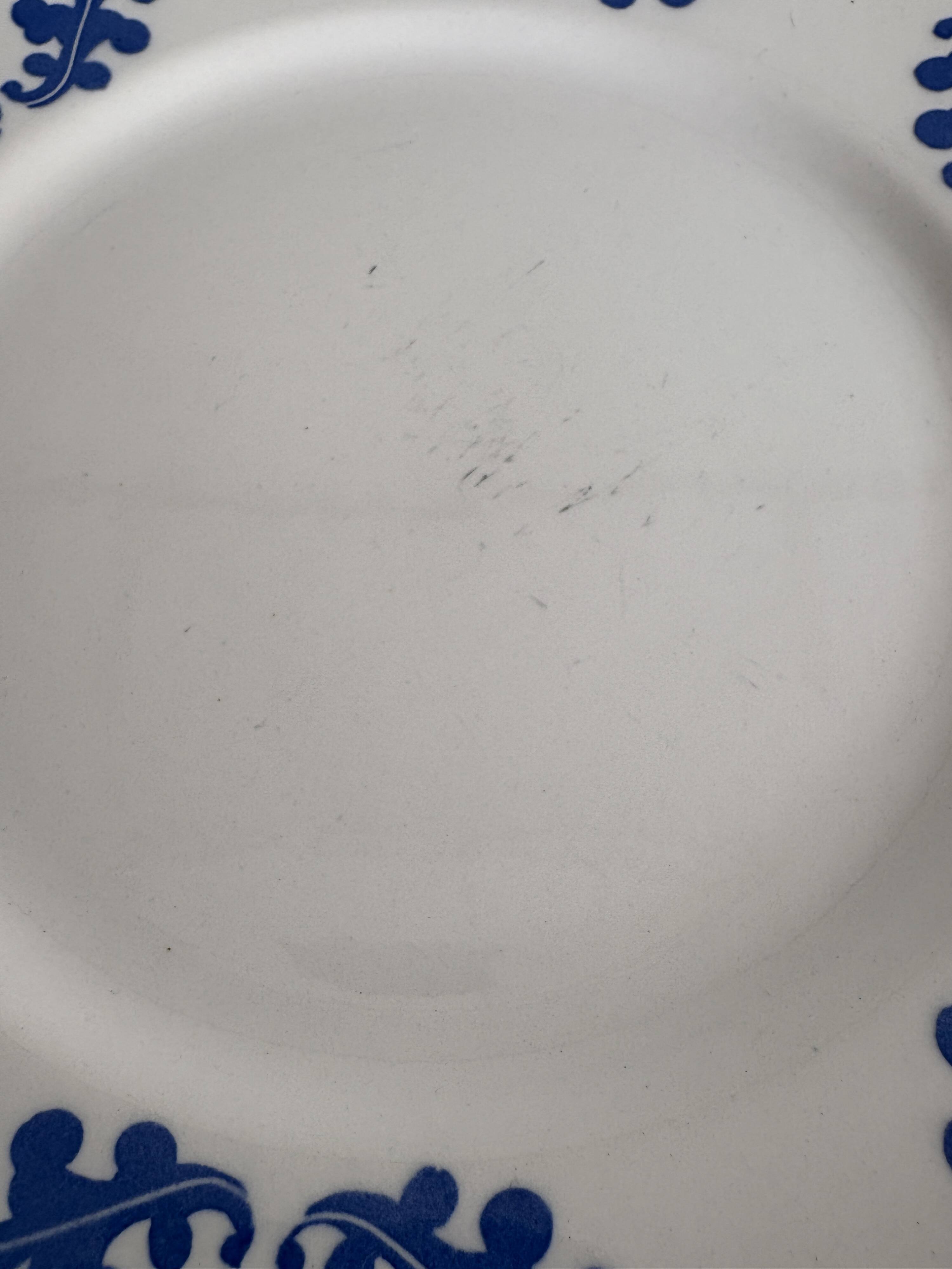 Set of 5 boch la louvière dinner plates