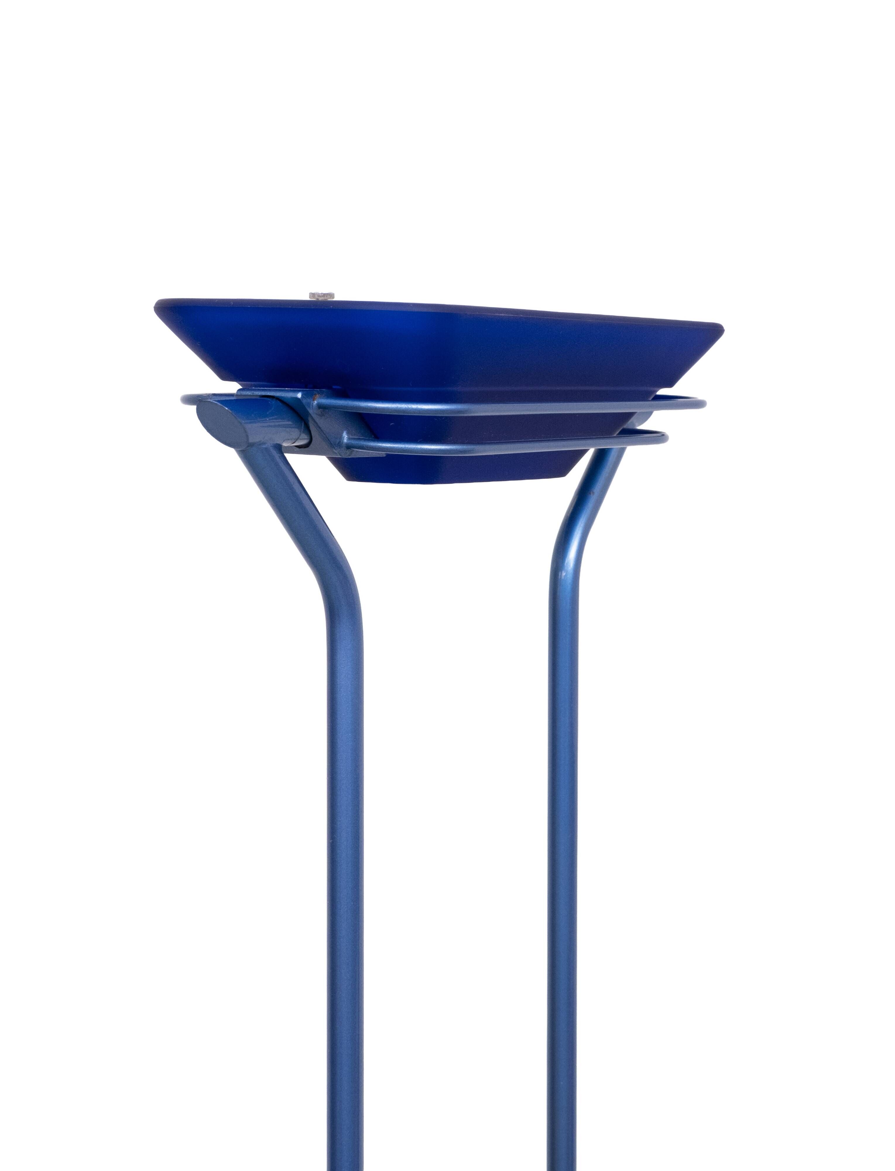 Post modern light Blue Halogen Floor lamp Design by Jordi Vilardell