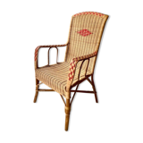 Vintage rattan armchair