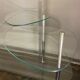 3-shelf store display coffee table, by Edoardo Paoli, ca 1950s