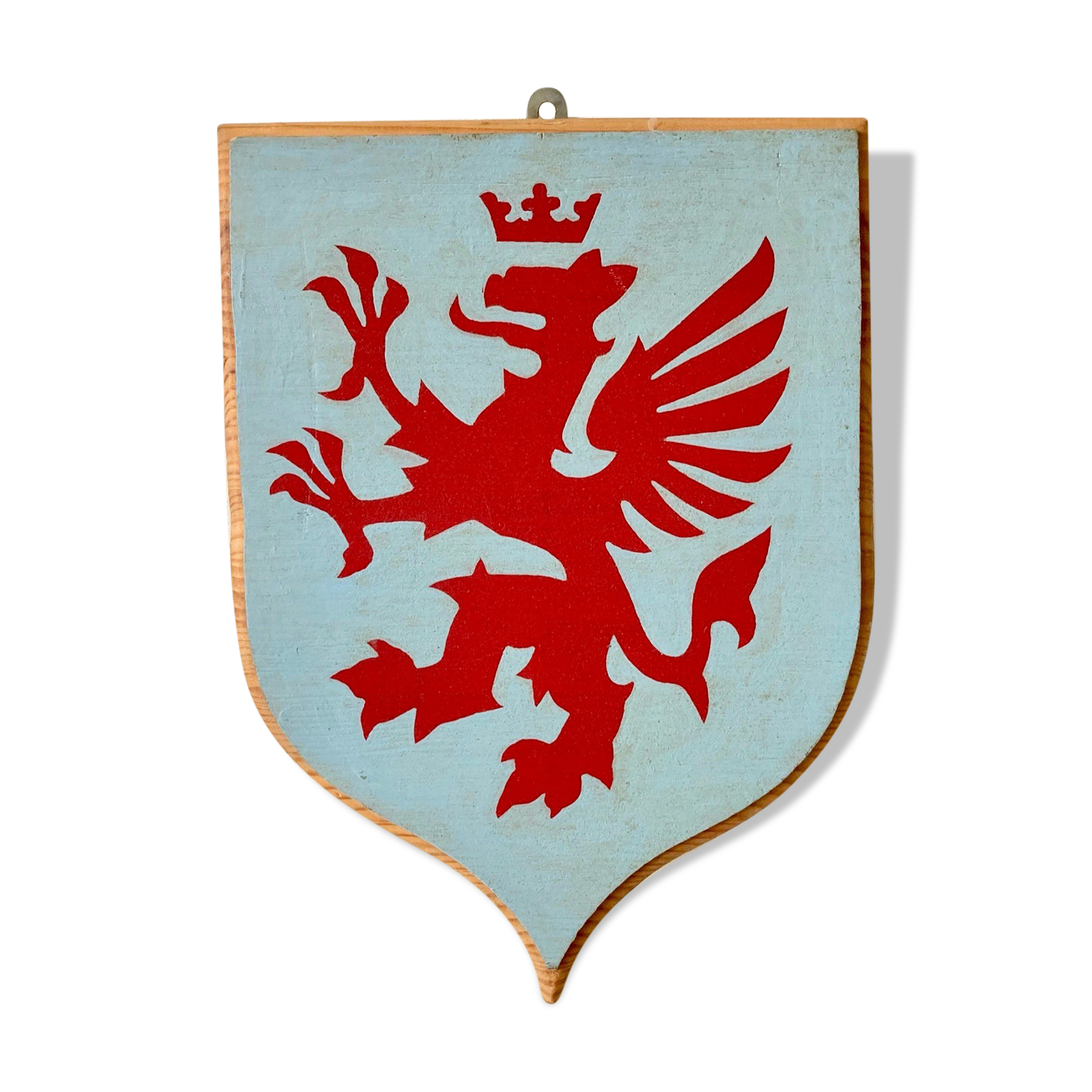 Blason écusson en bois décoration murale enfant