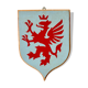 Blason écusson en bois décoration murale enfant