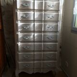 Semainier arbalète de style Louis XV sept tiroirs