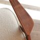 Off-white boucle Scandinavian armchair by Chierowski