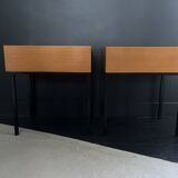 Pair of André Simard bedside tables