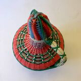 Scoubidou demijohn bottle