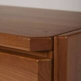 Elm wood chest of drawers by Luigi Gorgoni
