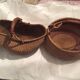 Lot of two former African baskets