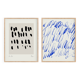 Paire de tirages giclée, ensemble d’art mural abstrait de deux