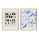 Paire de tirages giclée, ensemble d’art mural abstrait de deux