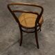 Chaise bistrot bois courbé 1900 cannage