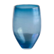 Big Opalescent Vase in Hand Blown Murano Glass, Blue Purple Gold Iridescent