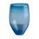 Big Opalescent Vase in Hand Blown Murano Glass, Blue Purple Gold Iridescent