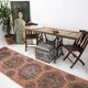 3x11 Dark Salmon Turkish Runner Rug, 85x336Cm SK 5476