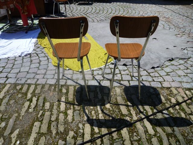 Set of 6 chairs in formica