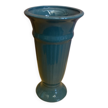 Vintage Green Ceramic Vase from the 1970s