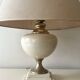 Dolphin lamp model "Oricourt" in ceramic and brass, France 1970.