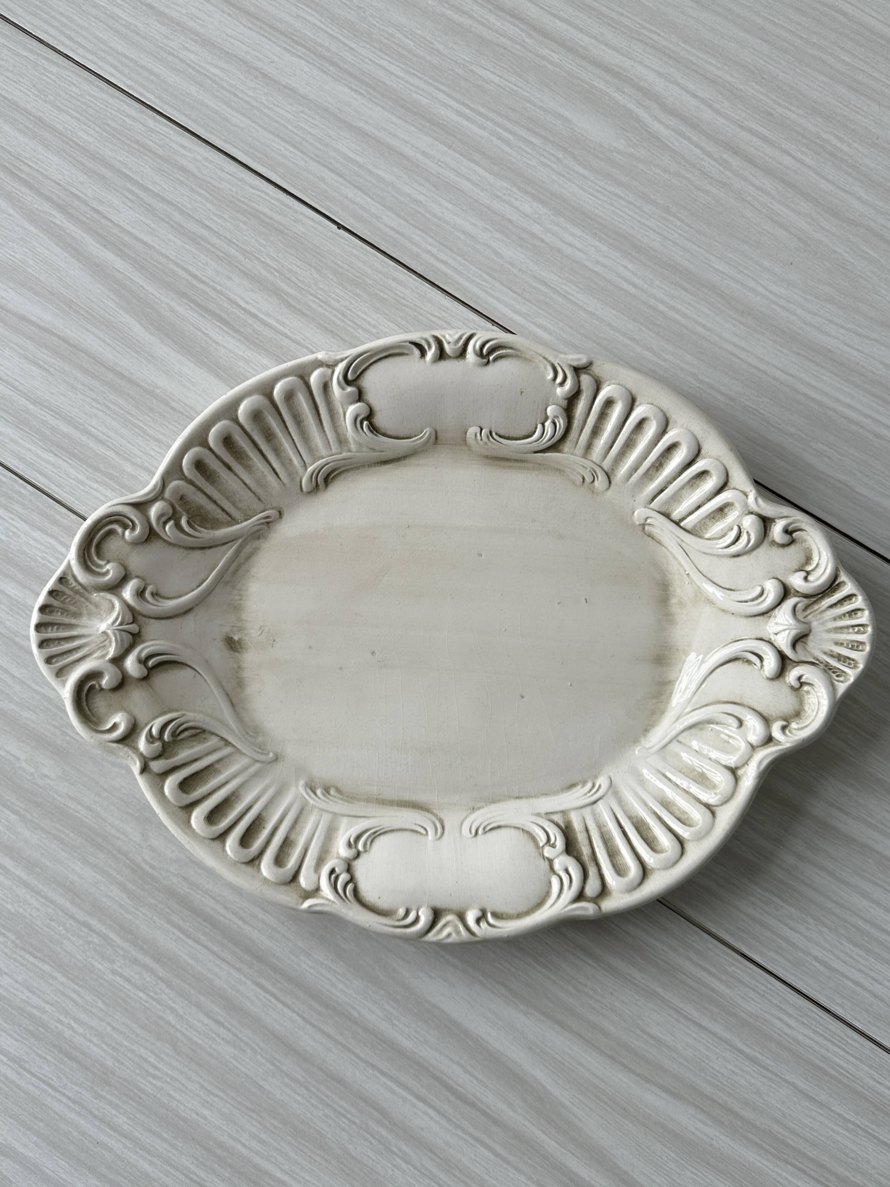 Old ceramic dish