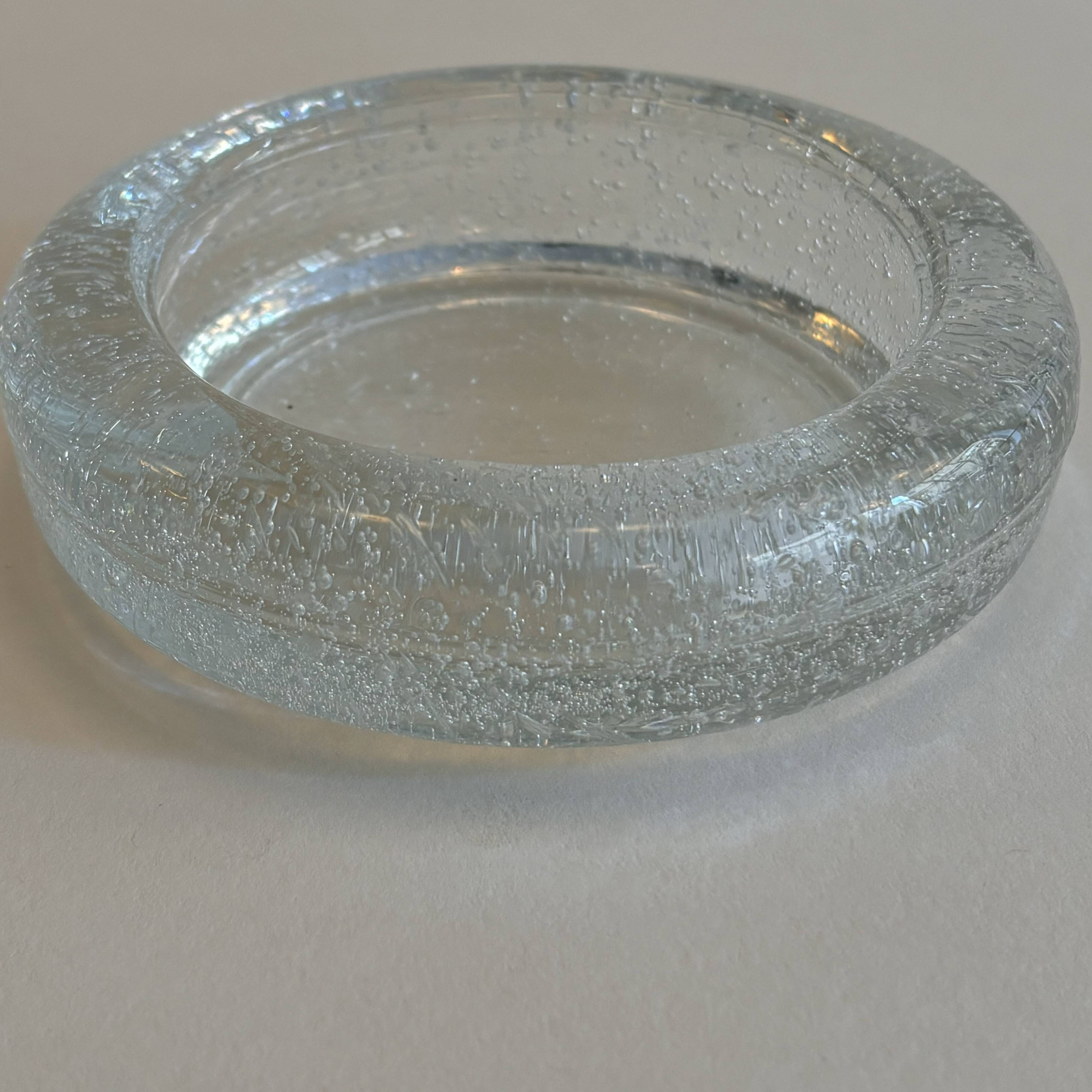 Vintage glass empty pocket