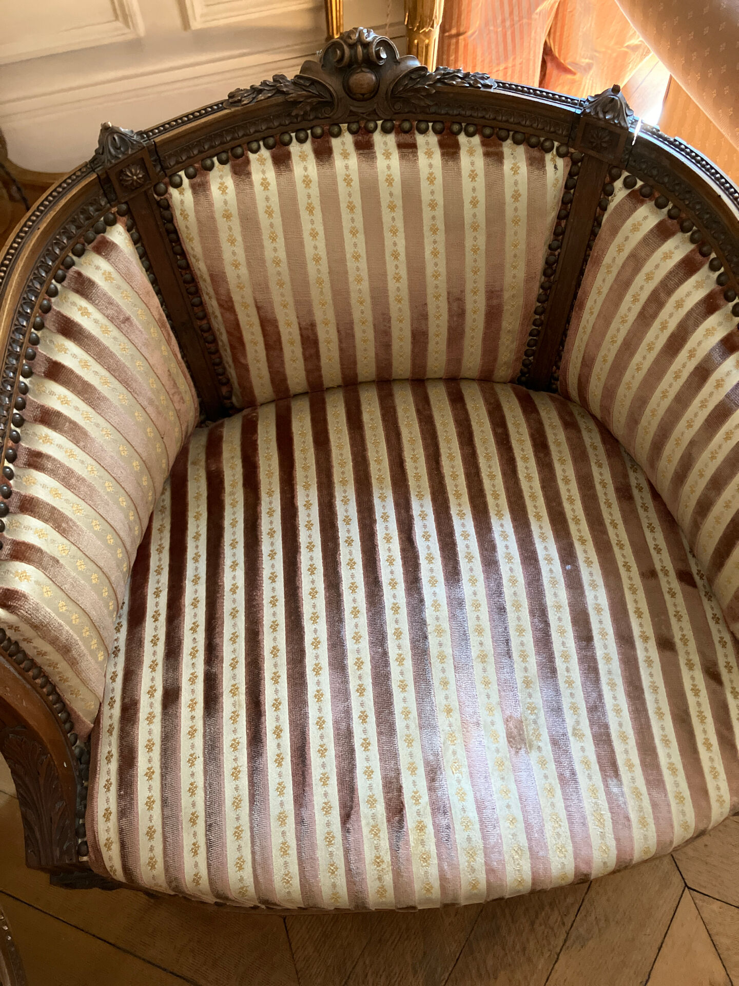 Paire de fauteuils L XVI